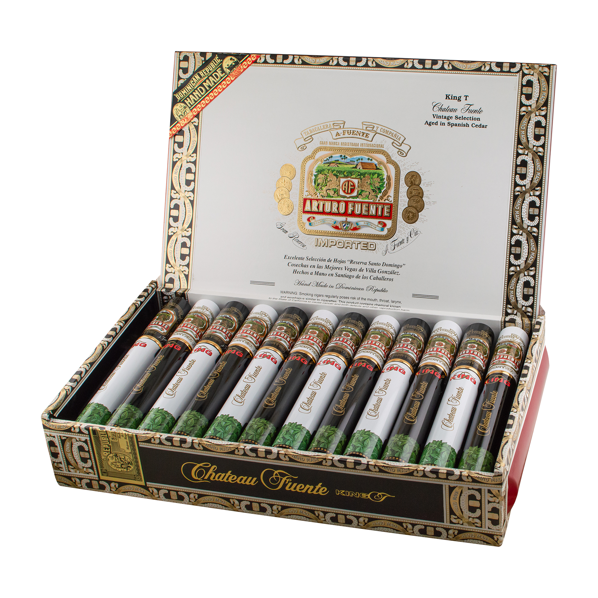 Arturo Fuente Chateau King T Natural Cigar - Box